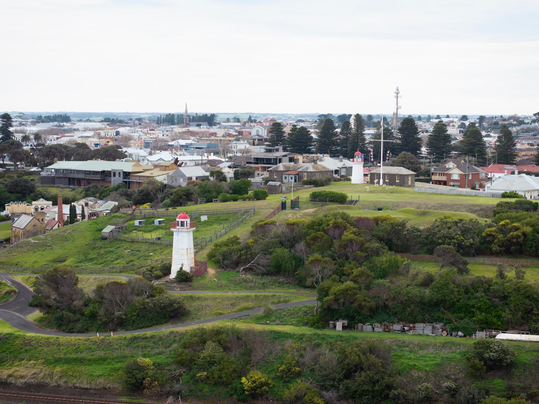 Lady Bay Lighthouse Complex (town view)