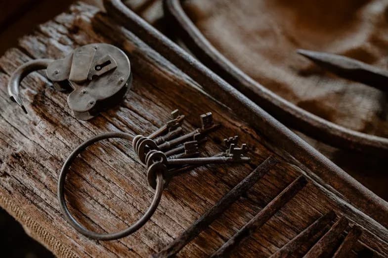 Heritage keys and lock