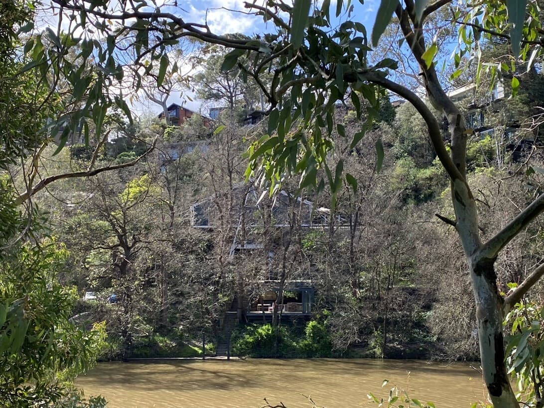 River House viewed from the Richmond side of the river